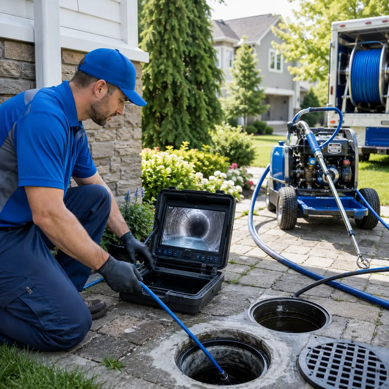 Outdoor drain cleaning professionals serving New Carlisle, IN