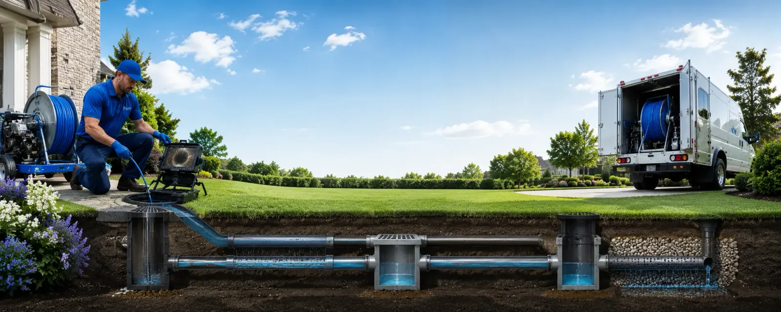 Outdoor drain cleaning information for New Carlisle, IN